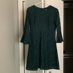 Lulus Green Lace Dress Size Medium